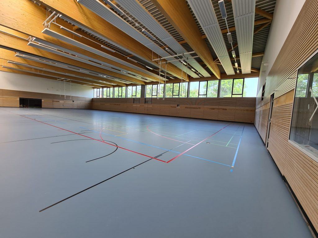 Heide Neubau Zweifeldsporthalle Werner-Heisenberg-Gymnasium